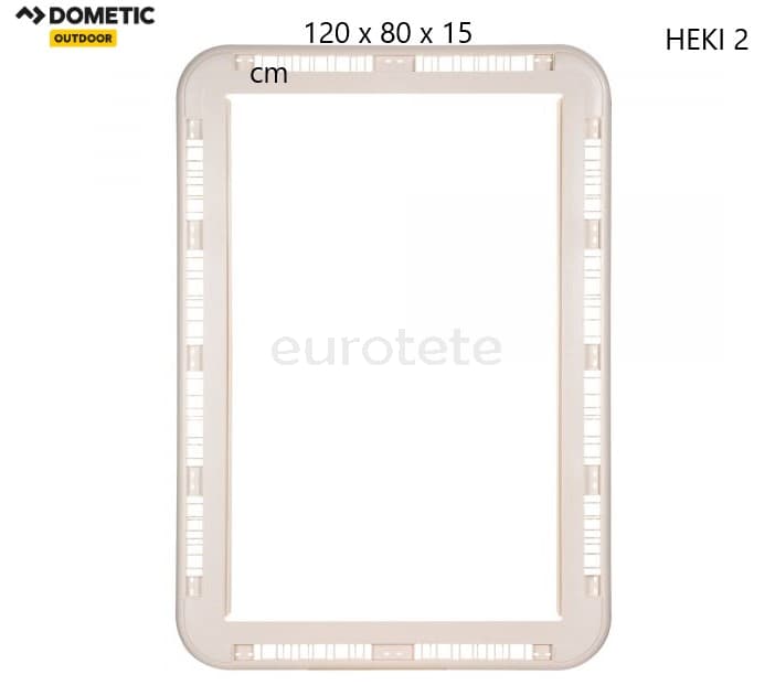 Skylight Heki 2 cadre interieur creme remplacement puits de lumiere Dometic