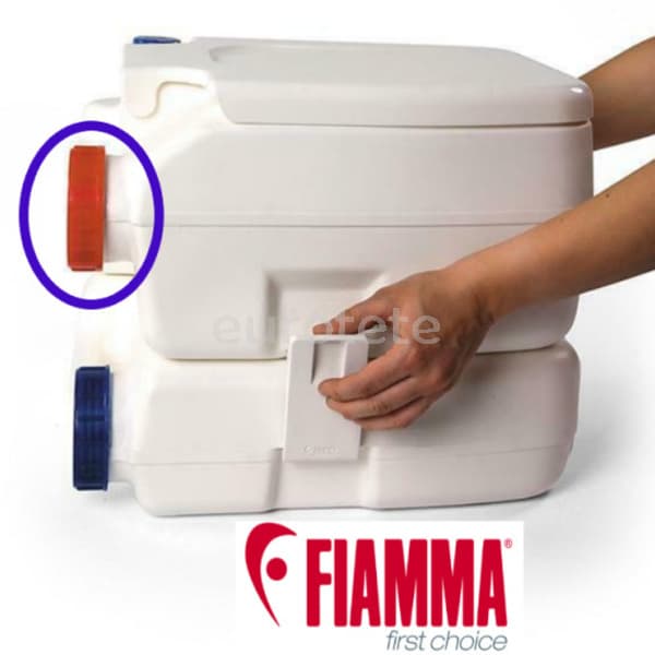 Bouchon rouge Fiamma Bi-POT 30, 1520, 1513, 34, 39 WC porta potti 1