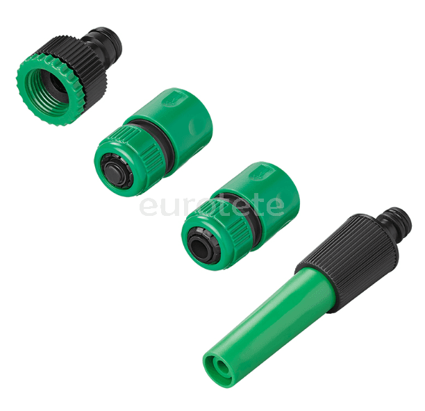 Conector agua con 4 piezas para jardin, fuente o grifo agua autocaravana 1