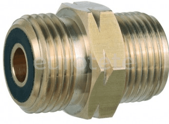 Gok AG M20 X 1.5 X AG KLF conico izquierda conector de manguera gas roscado para autocaravana o caravana 1