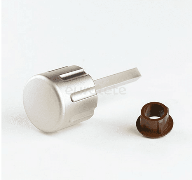 Bouton de porte rond pour salle de bain a axe carre pour caravane ou camping-car  - 2422845 - Eurotete