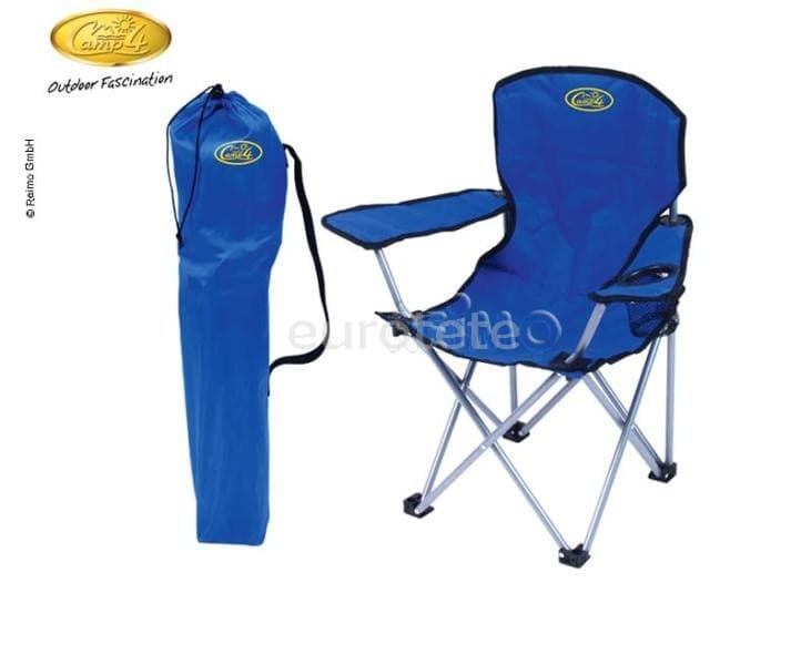 Silla azul camping niños
