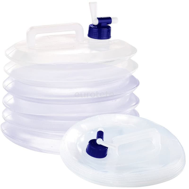 Bidon agua 10 litros plegable  - 45047 - Eurotete