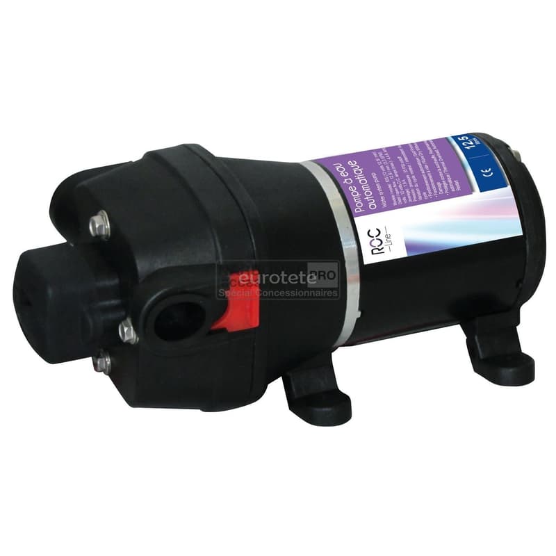 Pompe eau 8 litres minute a 12 volts  - 201211 - Eurotete