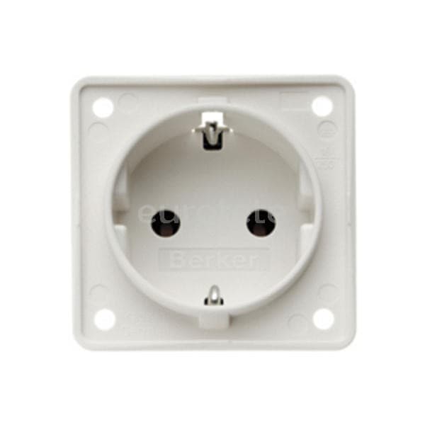 Enchufe Berker blanco electricidad aurocaravana 1