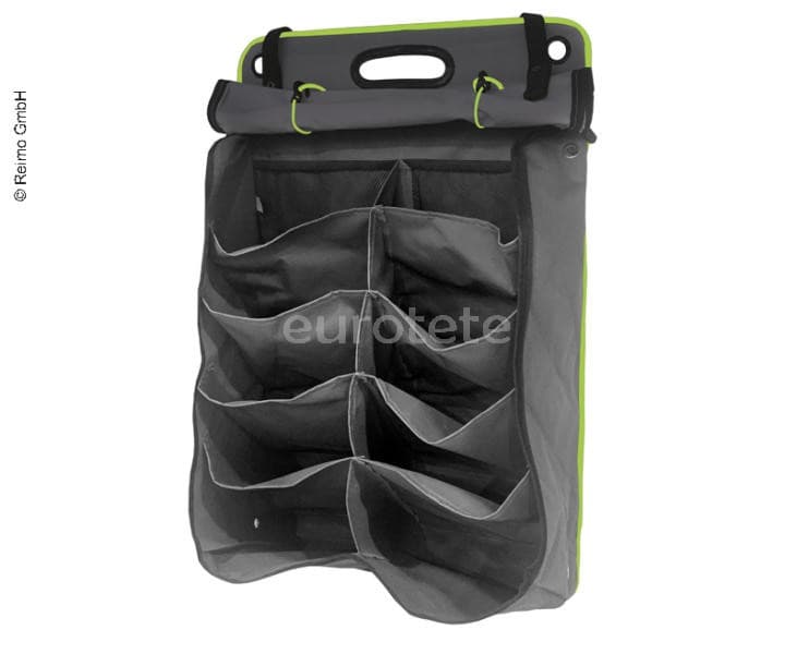 Organiseur 86 x 48 cm Camp4 chaussures noir et vert lime  - 919255 - Eurotete