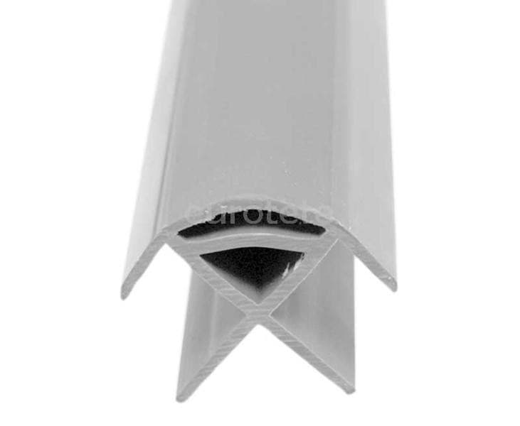 Perfil conexion gris 220 cm en pvc para panel 90º mueble camperizacion camper 1