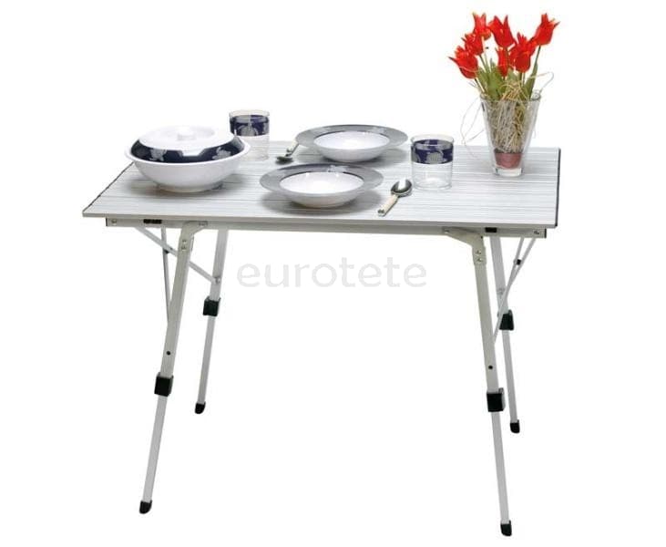 Mesa 90 x 60 cm Bali de 2 personas para autocaravana o camping  - 910530 - Eurotete