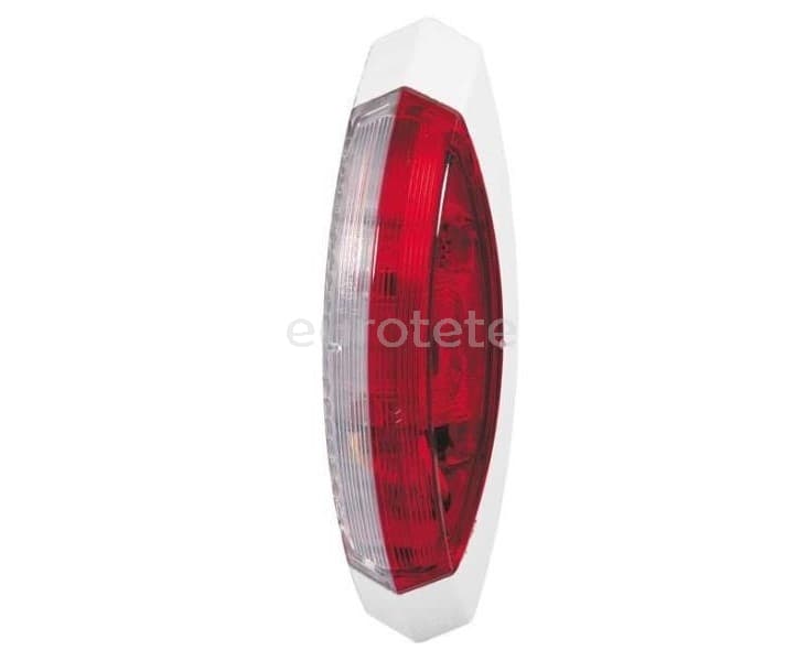 Hella izquierdo rojo y blanco piloto lateral para la autocaravana  - 46907 - Eurotete