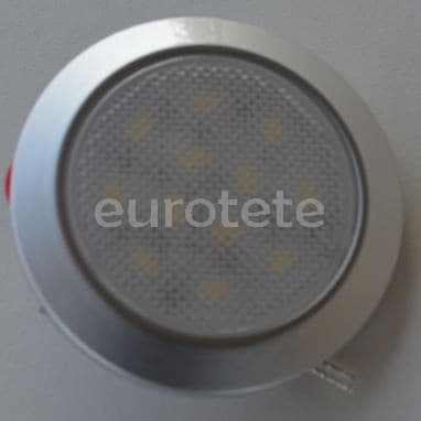 Mini tour plafond 12 leds blanches et 6 leds bleues  - 835491 - Eurotete