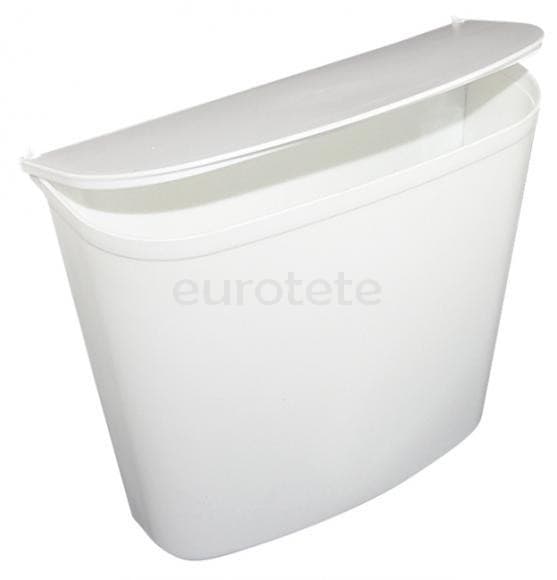 Basura 27 x 24 con tapa blanca para puerta autocaravana  - 087063 - Eurotete
