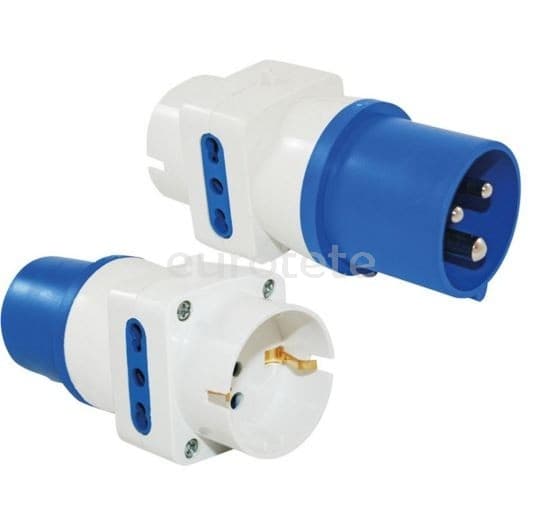 Raccord adaptateur PVC femelle 40 mm - mâle 50 mm  - 665249 - Eurotete
