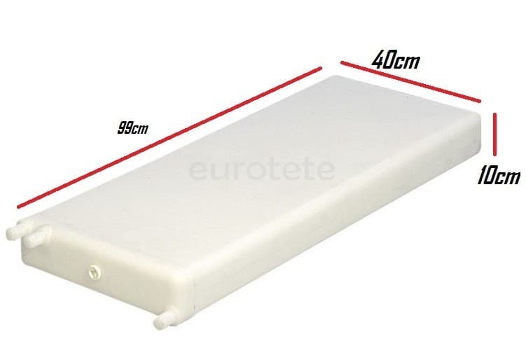 Slimline reservoir 40 litres pour eaux usees ou grise camping-car motorhome.  - 99x40x10 - Eurotete