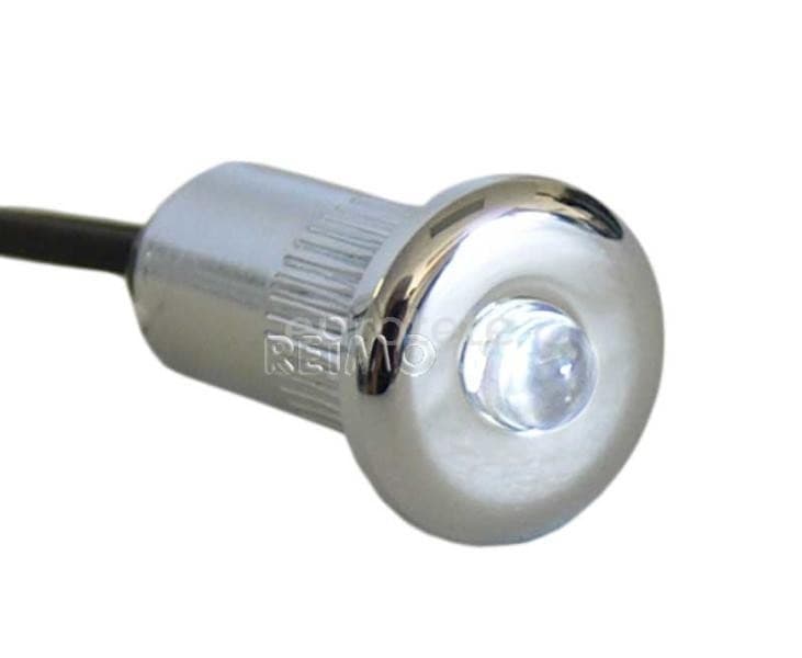 Mini led blanco Ø 15 mm para empotrar a 12 voltios ideal camper y autocaravana