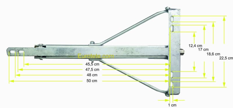 Pieds stabilisateurs Winterhoff Corner Steady ADS 460.  - 972120006 - Eurotete