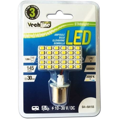 Mini plafón de 30 leds SMD G4 BA15S para lampara de techo u otros apliques 1