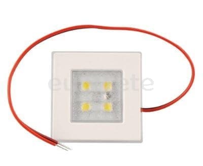 Led cuadrado iluminacion plafon techo para caravana y accesorio de electricidad iluminacion 