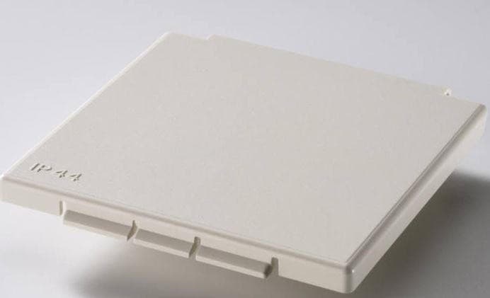 Tapa enchufe blanco 105 mm x 105 mm autocaravana  - 821493 - Eurotete