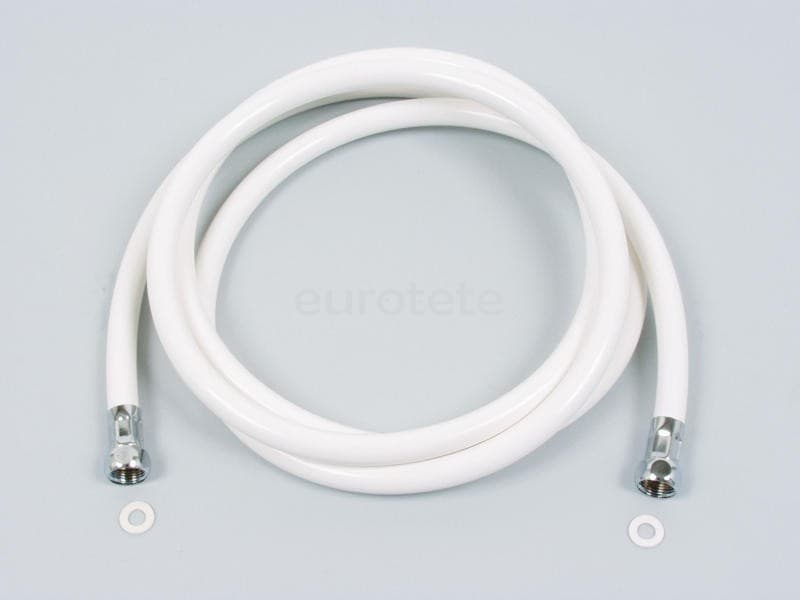 Flexible de douche blanc 2 mètres  - 63132 - Eurotete