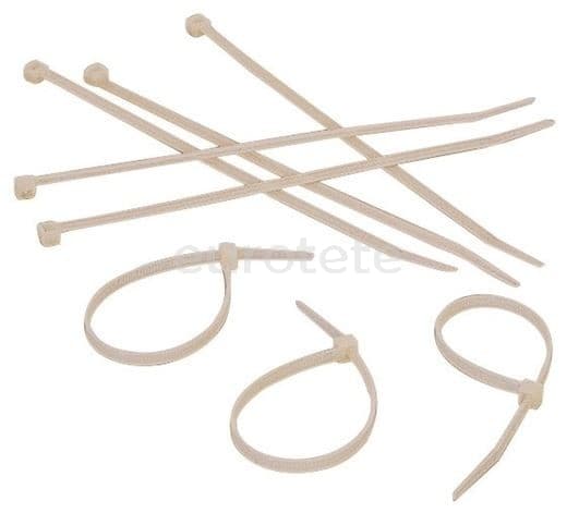 Brides 20 cm blanc pour contenir des cables ou des fils