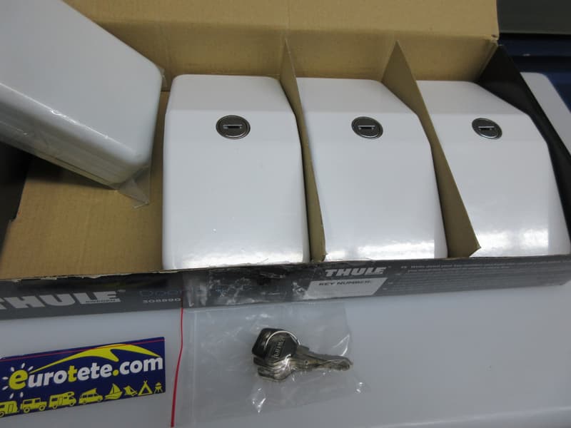 Thule cierre exterior puerta autocaravana con 3 unidades para la seguridad 1