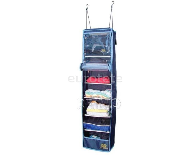 Organisateur 130 x 32 cm pour garde-robe caravane ou camping-car  - 919248 - Eurotete