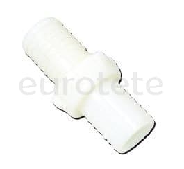 Pasamuro 20 mm recto tubo a tubo para furgoneta camper