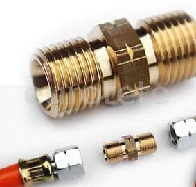 Gok 1/4 conico izquierda conector de manguera gas roscado tubo 8 mm  - 9187876 - Eurotete