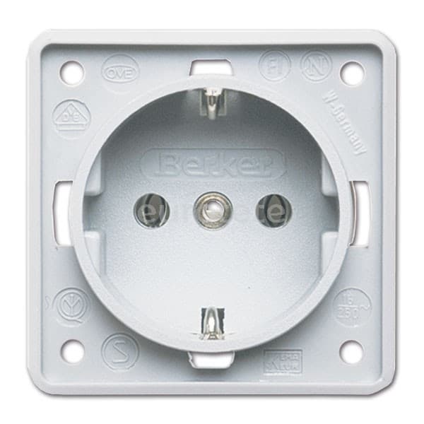 Fiche schuko grise pour camping-car