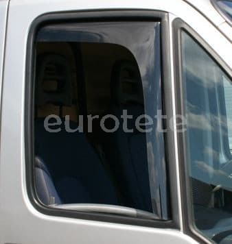 Deflecteur de vent pour le conducteur de la fenetre et la porte du passager du camping-car