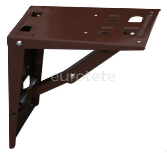 Support pour table pliante montee sur le mur du van camper ou de la caravane