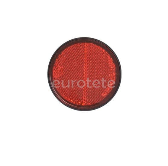 Reflector rojo adhesivo Ø 58 pegatina para remolque u otros  - 416258 - Eurotete