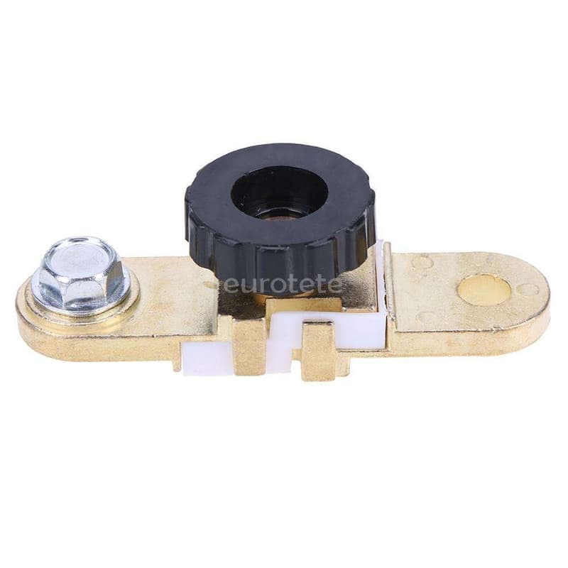 Interrupteur plat de la batterie pour la connexion a la borne negative de la batterie pour camping-car ou camion