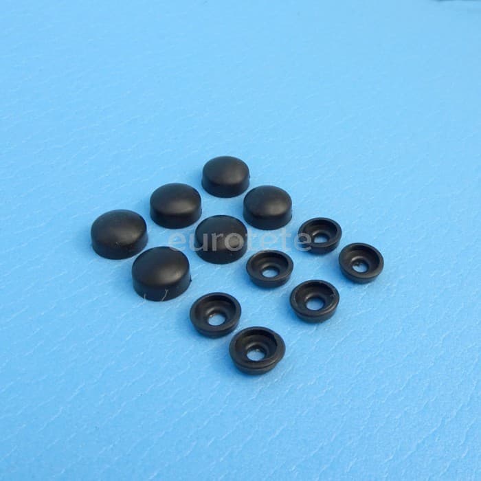 Dometic caches noirs pour couvercles visserie 407144880 kit 6 unites  - 407144880 - Eurotete