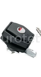 Cierre porton hexagonal negro push lock sin llave para autocaravana o caravana  - 52649 - Eurotete