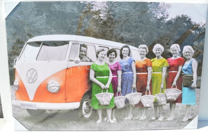 Photo mur de camionnette volkswagen 90 x 60  - 0225 - Eurotete