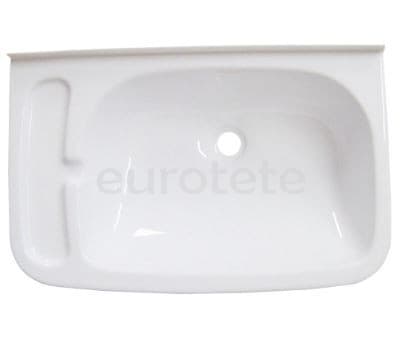 Lavabo 47 x 30 cm rectangulaire blanc pour la salle de bain