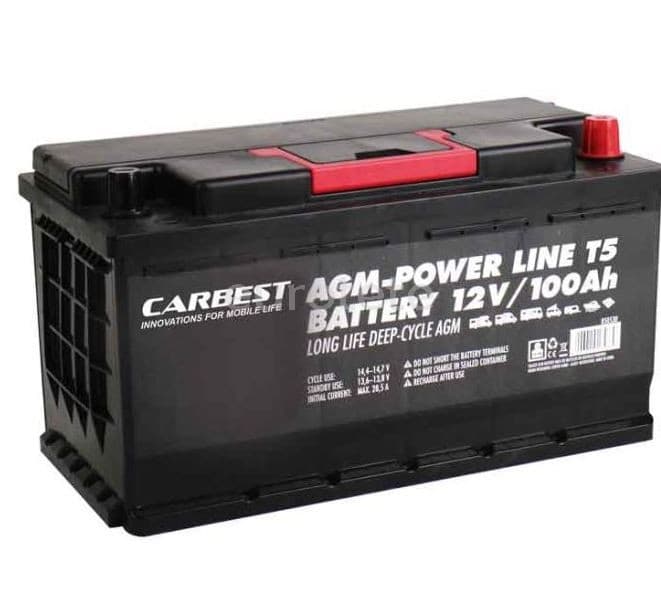 Batterie au lithium 100 Ah LiFePO4 Eleksol 306 x 168 x 211 mm  - 259 - Eurotete