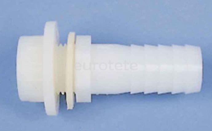 25 mm pasamuro recto racor agua  - 65155 - Eurotete
