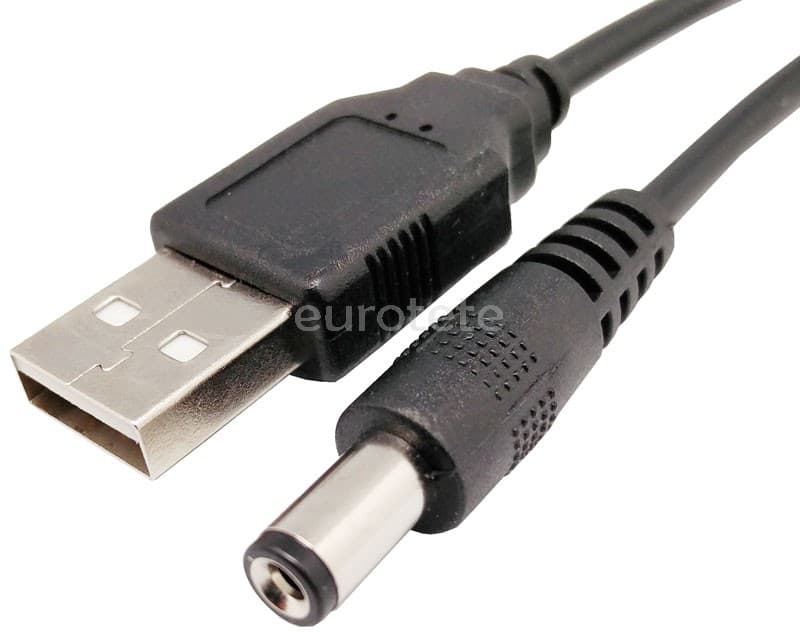 Usb cable a jack alimentacion electricidad 1