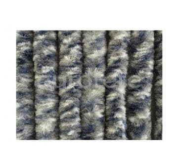 Cortina puerta entrada tricolor gris claro, azul y blanco  - 6605034 - Eurotete