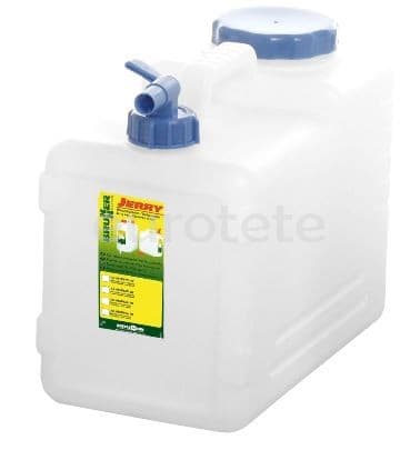 Bidon eau 15 litres 36 x 20 x 30 pichet eau Jerry Pro avec bouchon a vis et bouchon on / off