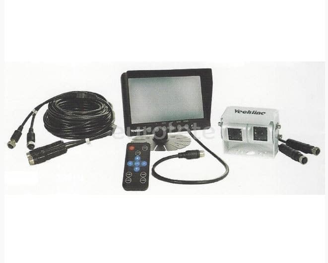 Vechline Visio Double camera double + moniteur + controle + cable pour camping-car  - 15936312 - Eurotete