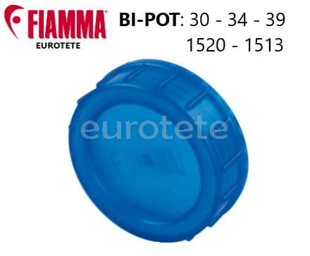 Bouchon bleu Fiamma Bi-POT 30, 1520, 1513, 34, 39 WC porta potti 1