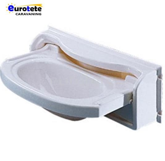 Lavabo mural pliant camper 1