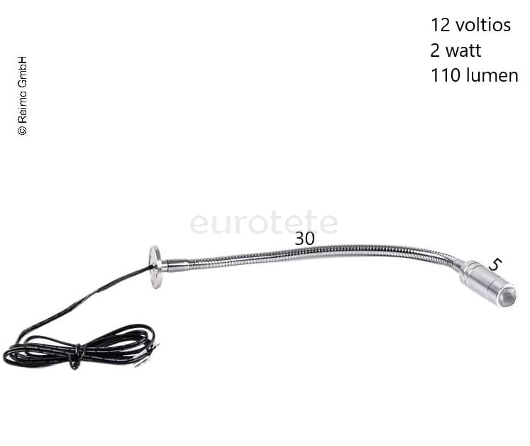 Lampe de lecture a led 3000K 12 volts