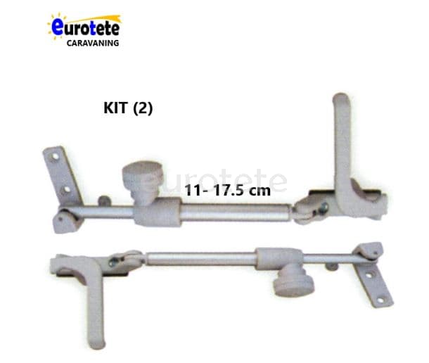 Compas 11-17,5 cm kit droite + gauche gris fenetre Plastoform 1